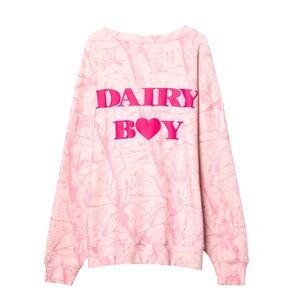 Dairy Boy Bubblegum Camo Crewneck